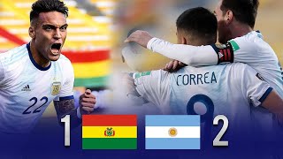 Bolivia vs Argentina 12  RESUMEN y GOLES  Fecha 2  Eliminatorias 2020 [upl. by Rekoob531]