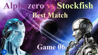 Alphazero vs Stockfish Game 06 [upl. by Feetal444]