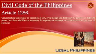 Civil Code of the Philippines Article 1286 [upl. by Georgianna]