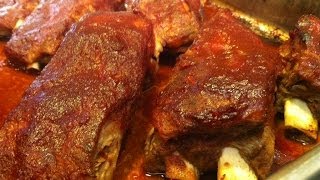 Pork Rib Recipe  In the Oven  Instructional Video [upl. by Neliak]