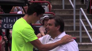 Raonic vs Coderre not even close [upl. by Bianca211]