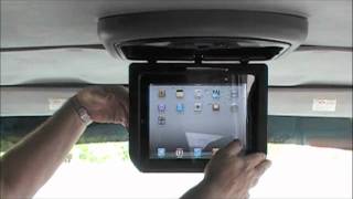 iPad Overhead Car Mount for iPad iPad 2 and iPad 3 by Magnadyne [upl. by Eerbua]