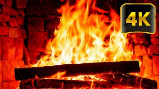 Coziest Fireplace for Christmas Night  Christmas Fireplace Crackling 3 Hours🔥High Quality 4K UHD [upl. by Akram]