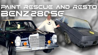 Classic Benz Paint Rescue and Restoration  Mercedes 280SE W108 [upl. by Amjan]