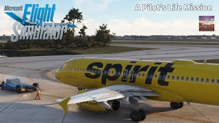 MSFS2020 KMCO  KDFW  FENIX A320  A Pilots Life [upl. by Cordie]