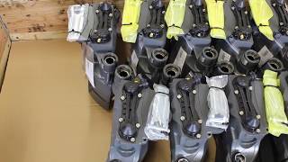 AirbrakeMarket com remanufactured knorr bremse SN7 brake calipers for mercedes actros packing [upl. by Combes]