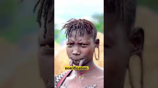 Body scarification  surma tribe africantribes shortvideo short [upl. by Leonardi2]