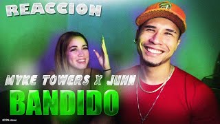 Myke Towers x Juhn  Bandido  REACCION iamPF [upl. by Imim]