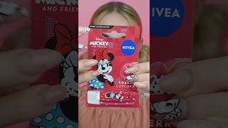 🍒 POMADKA NIVEA MYSZKA MINNIE disney pomadka recenzja wiśnia pattje nivea rossmann nowość [upl. by Rimidalb]