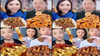 Top Ten Bones Eating Time Asmr Chinese Food Mukbang Review [upl. by Atilef]