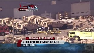 Two killed in Oshkosh plane crash [upl. by Adiaj759]