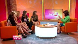 The Saturdays  Interview Lorraine  1st July 2013 [upl. by Alioz]