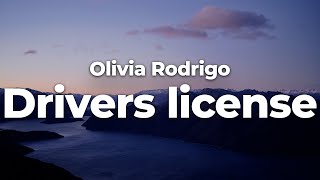 Olivia Rodrigo  drivers license LetraLyrics  Official Music Video [upl. by Letnahs]