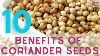 10 Health Benefits of Coriander seeds Dhaniya [upl. by Ellerey]