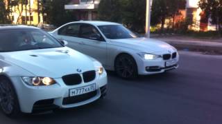 BMW 335i F30 Sport Line vs BMW 335i E92 LCI Turbo [upl. by Goodson]