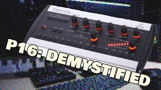 Behringer P16 Walkthrough  How to adjust your IEMs onstage from a P16 [upl. by Llertnauq]