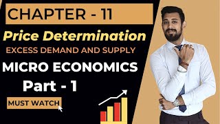 Price determination  Micro economics  Excess demand  Excess Supply  Price ceiling and Floor [upl. by Nnyllaf215]