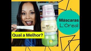 MINHAS MÁSCARAS FAVORITAS DA LOREAL [upl. by Jeramie]