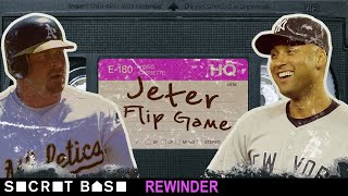 No matter how you know this game  Jeters flip Giambis no slide  it needs a deep rewind [upl. by Eniamsaj]