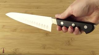 UX10 Chefs Knife  Gyuto Granton Edge  8 14 in 210mm  No 762 by Misono [upl. by Guntar]