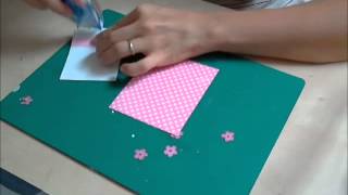 Tutorial Scrap Biglietto battesimo bimbawmv [upl. by Ofelia]