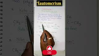 🫵 Tautomerism  Structural Isomerism 🔥🔥🔥shorts neet iitjee jeemains boards [upl. by Athenian]