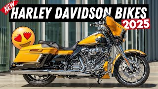 5 New Harley Davidson Motorcycles For 2025 [upl. by Vershen883]