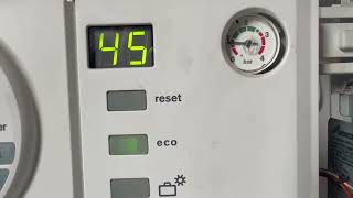 Older Worcester boiler HOW to fill up the pressure using the white key [upl. by Tybie]