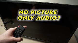 LG Smart TV How to Fix No Picture on the Screen Only Audio [upl. by Wylie493]