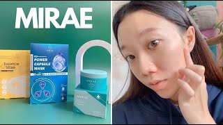 MIRAE 未來美EX8分鐘逆時空膠囊面膜MIRAE 未來美EX8分鐘微分子精華面膜MIRAE 未來美毛孔速淨粉泥膜 [upl. by Areid165]