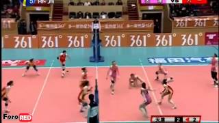 el mejor partido de voley femenino [upl. by Cormier335]