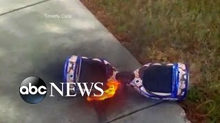 Hoverboards Catching Fire Exploding [upl. by Gehman725]