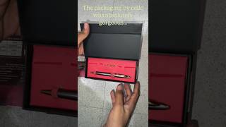 Cello signature designer pen set unboxing [upl. by Elraet]