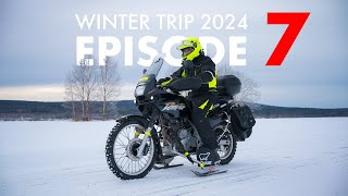 Motorcycle winter driving Sweden S1EP7 BTS [upl. by Edva]