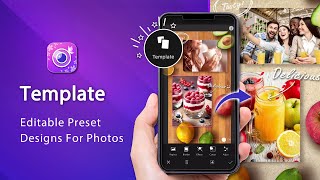 Useful photo collage templates in YouCam Perfect App 💜 Shorts [upl. by Echikson]