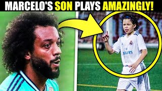 Marcelos Son is a Football Star Look at Him Playing for Real Madrid [upl. by Cozmo]