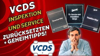 VCDS Service und Inspektion zurücksetzen Tacho Fehler Grundeinstellung PR Nummer VW Audi Skoda Seat [upl. by Sadnalor]