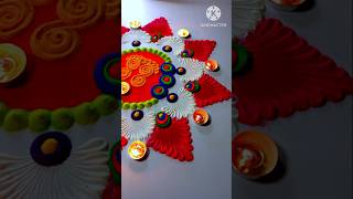 Navratri amp Diwali special rangoli design🌹🌹🌹 Laxmi paul rangoli  Dasara rangoli design 2024 [upl. by Lapides975]