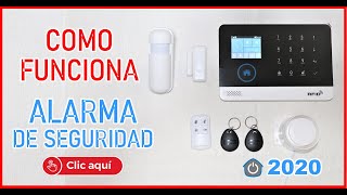 🔴 NUEVO SISTEMA DE ALARMA DE SEGURIDAD PARA CASAS Y NEGOCIOS 2020  GSM WIFI [upl. by Ecnarwal]