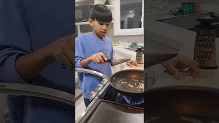 My son made egg fried rice for his friend vlogs [upl. by Klotz910]