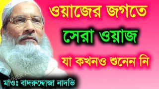 Maulana Badruddoja Nadvi Jalsa  ওয়াজ এর জগতে সেরা ওয়াজ  Diner Alo Bangla [upl. by Ysiad859]