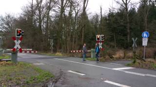 Spoorwegovergang Gronau D  Railroad crossing  Bahnübergang [upl. by Ecydnak]