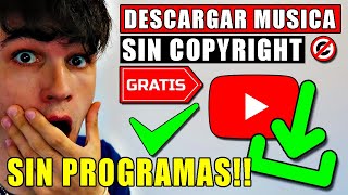 ✅ Cómo DESCARGAR MÚSICA de YOUTUBE audio GRATIS a tu PCCelular SIN PROGRAMAS 2024 👉Fácil y Rápido [upl. by Urquhart]