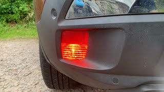 Peugeot 3008 2017 Rear fog light bulb change [upl. by Hertberg828]