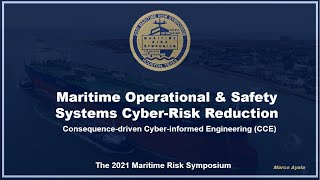 Maritime Operational amp Safety Systems CyberRisk Reduction CCE [upl. by Naletak]