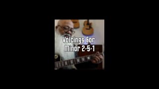 Minor 251 chord voicings guitarbaba minorchords [upl. by Yenor605]