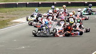 INCREDIBLE Kart race hits 250k views Super 1 2018 Rd 9 PFI Jnr TKM Final [upl. by Woodall]