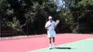 Tennis Forehand Groundstroke  Spacing [upl. by Lain255]