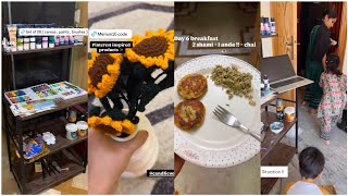 Merium Pervaiz Day 6 Make Healthy Shami Kebab Unboxing Stand amp Pinterest Inspired Products Stories❤ [upl. by Kalvin605]