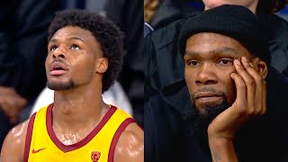 Bronny James SHUTS UP BOOING Crowd In Front Of KD l USC vs Arizona 🔥 Full Play l January 18 2024 [upl. by Melesa675]